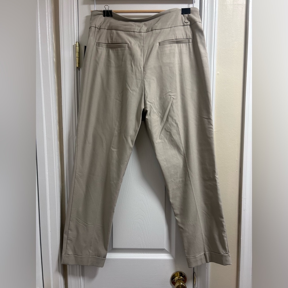 Tribal | Fia Cuffed Straight Trouser in Khaki | Women’s Office Pant | NWT - Picture 4 of 5